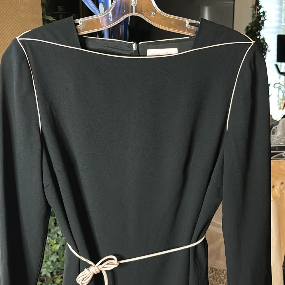 Ports black with pink trim dress size 4.